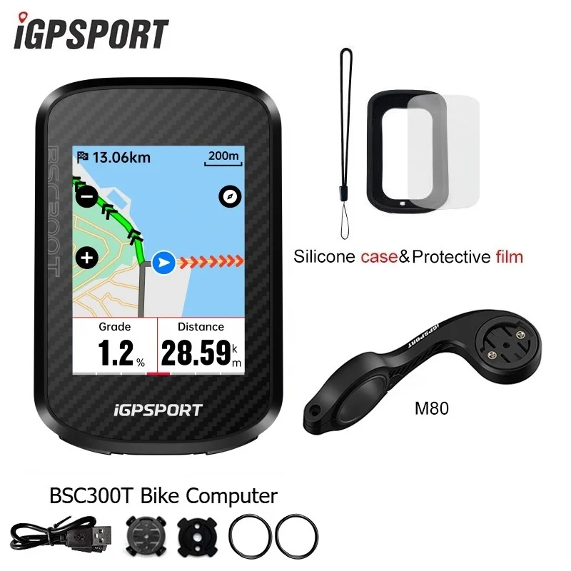 IGPSPORT BSC300T Touchscreen Fietscomputer GPS Wereldwijde Offline Kaart Fiets Kilometerteller Ondersteuning Elektronische Schakeling Smart Trainer