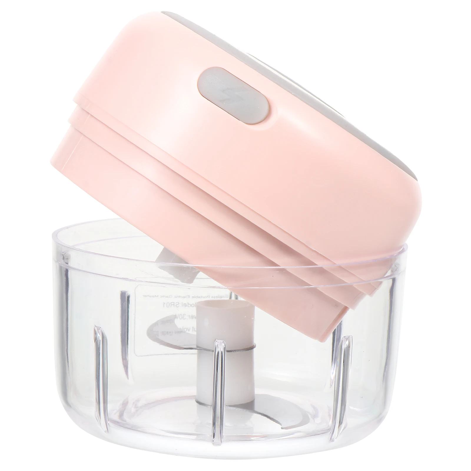 

Garlic Chopper Vegetable Grinder Mini Fruit Slicer Pink Plastic Baby Crusher Machine Puree Multi Functional Kitchen Tool Easy