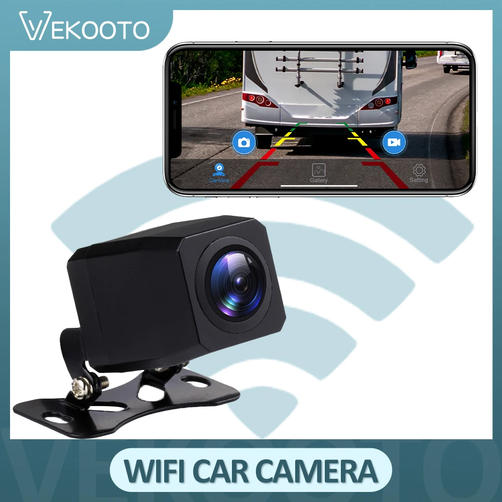 

Wireless Car Rear View Camera WIFI Reversing Camera Dash Cam HD Night Vision Mini Body Tachograph for iPhone & Android