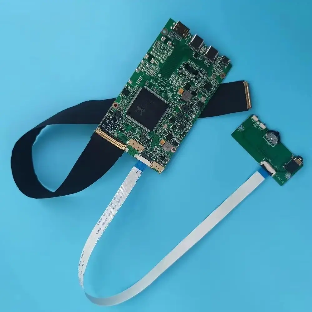 

Плата контроллера, плата драйвера ЖК-дисплея 4K, 40-контактный комплект EDP для B156ZAN04.1/0/2 15,6 дюйма, 3840*2160, светодиодная панель EDP, совместимая с HDMI Type-C