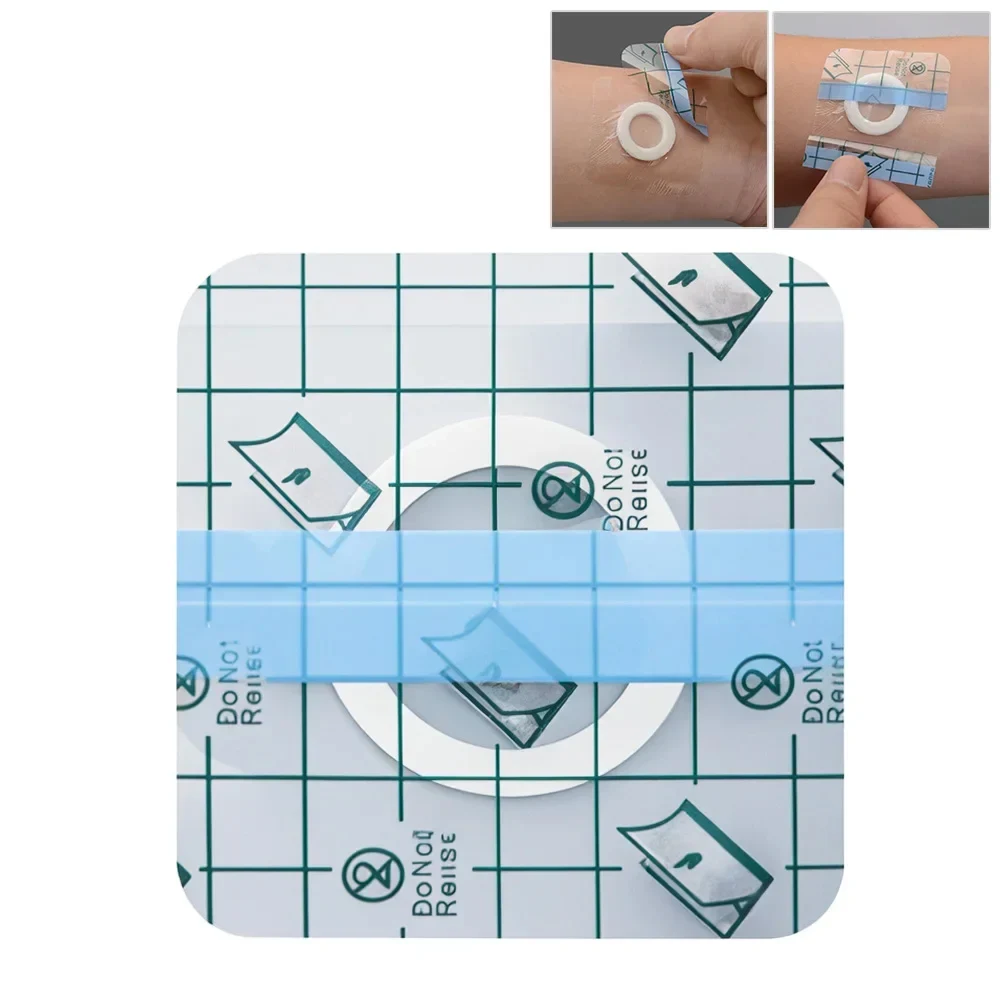 30/50/100pcs Waterproof Anti-allergic Medicinal Wound Dressing Fixation Tape Medical Transparent Tape PU Film Adhesive Plaster