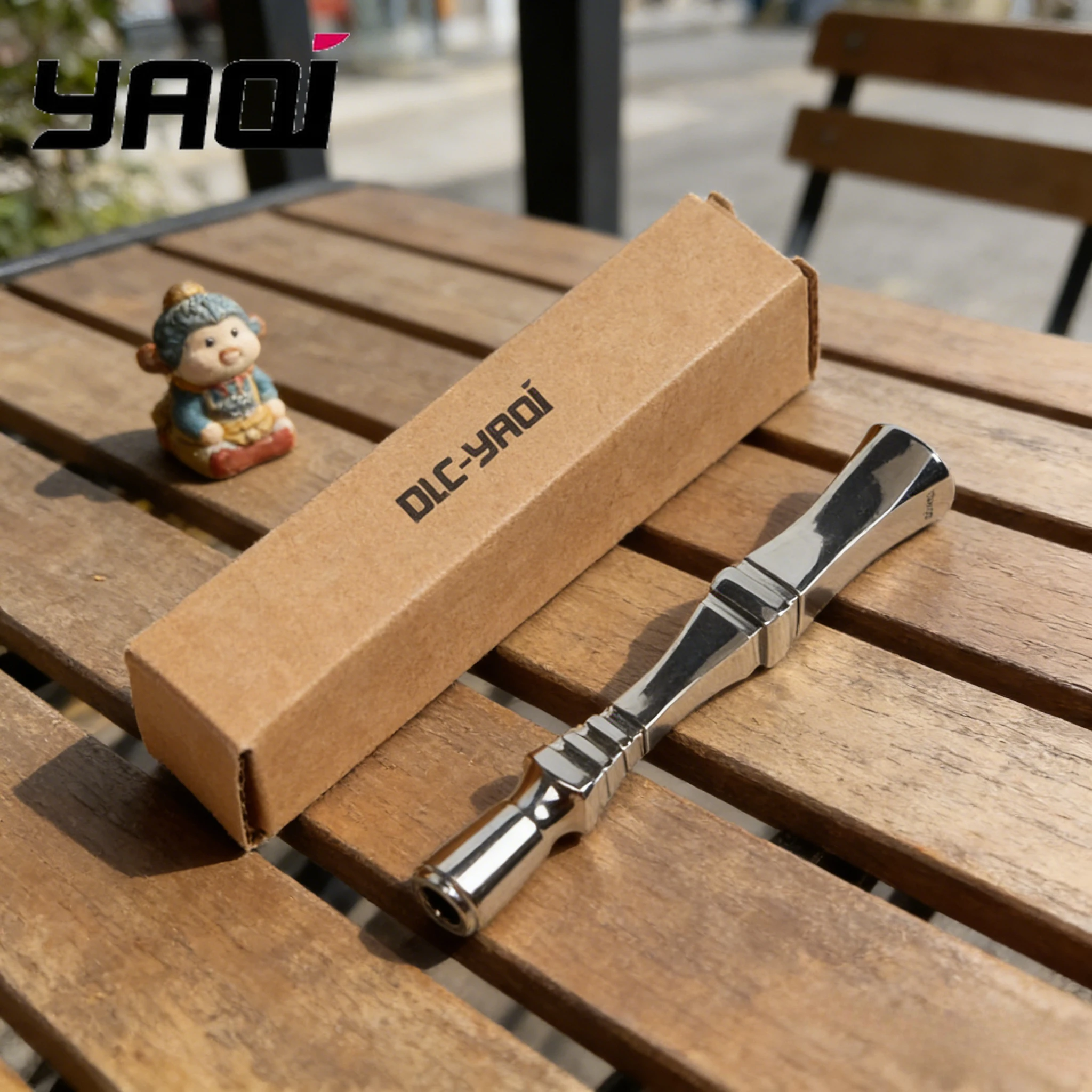 2026-yaqi-chippendale-polished-stainless-steel-safety-razor-handle-88mm-length-for-men-lightweight-43g