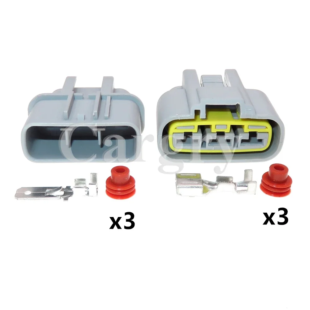 1 Set 3P QLW-A-3F-B QLW-A-3F-GR Car Fans Wiring Harness Socket AC Assembly Automotive Electronic Fan Plug