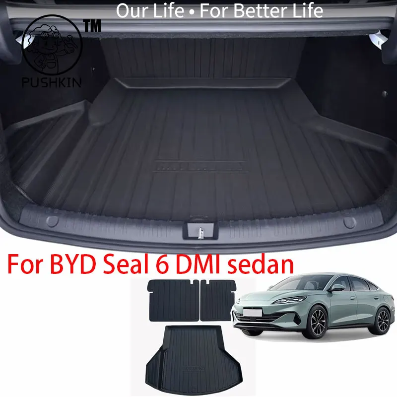 

Для BYD Seal 6 DMI седан 2026-2027: Комплект всепогодных ковриков из TPE, полный набор, защита салона автомобиля, аксессуары