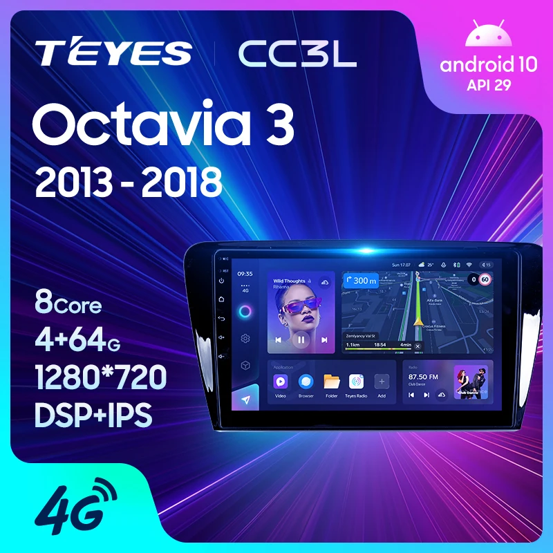 CC3L WIFI Car Radio for Skoda Octavia