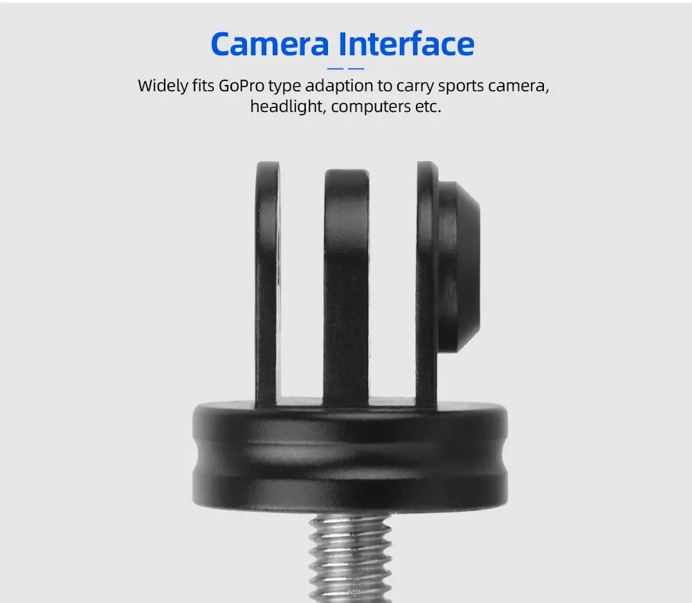 Fahrrad Scheinwerfer Computer Gabel Vorbau Top Cap Verlängerung Ständer Passt Gopro Sport Kamera DJI Insta360 MTB Rennrad Headset Teile – Detail 6
