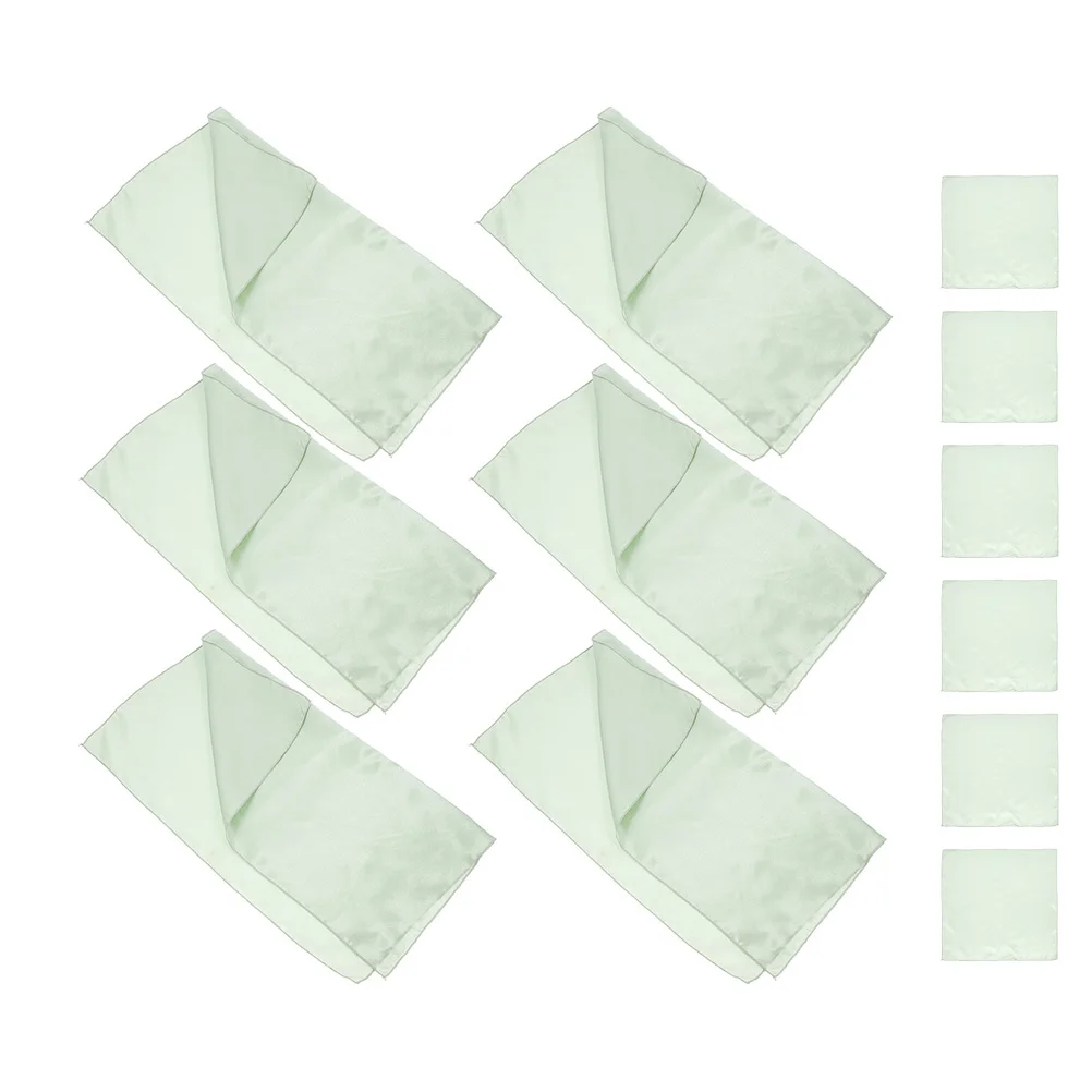 

12Pcs Satin Napkins Square Dinner Cloth Napkins for Wedding Party Festival Table Decor Soft Washable Reusable Fabric Napkin