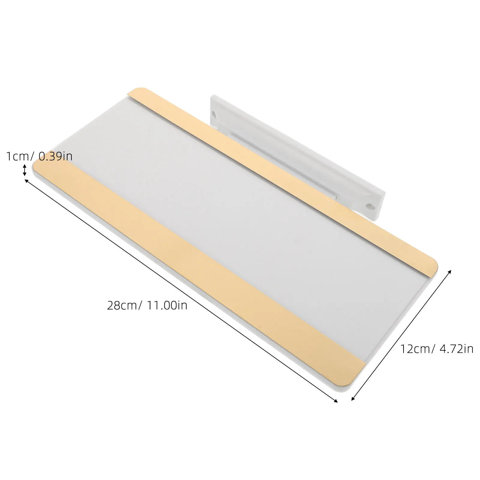 Door Name Plate Holder Stainless Steel Adhesive Changeable Office Wall Mount for Meeting Room Conference Room Business