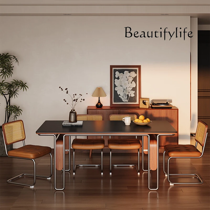 Parede de madeira mesa jantar nordic varanda escrita lounge mesa jantar moderna mesa escritório mesas de comedor sala estar móveis