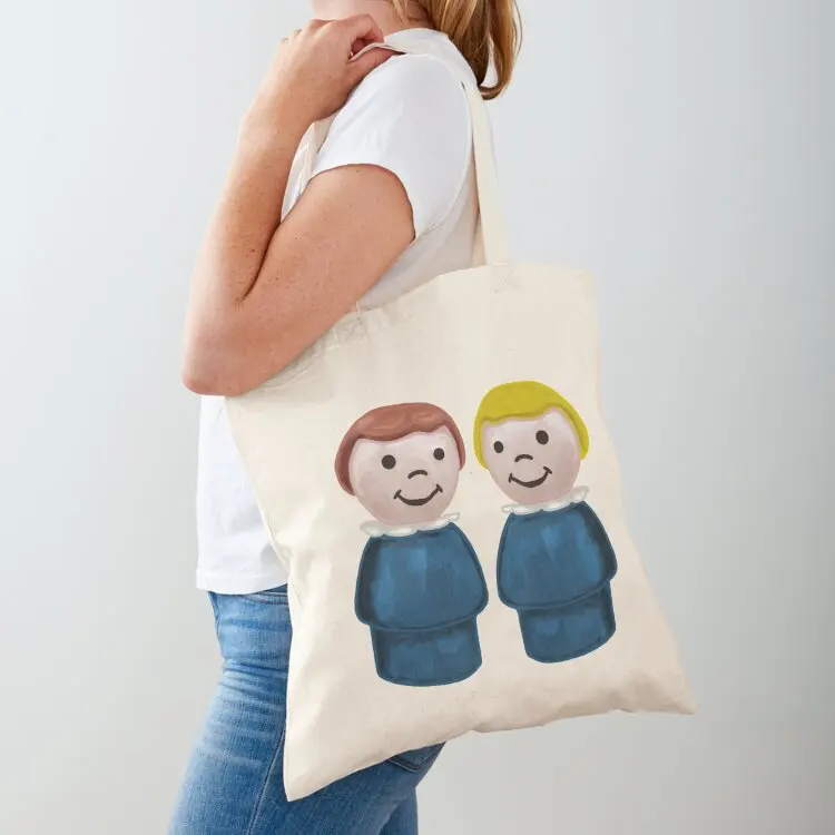 

Little Round People - Best Friends Tote Bag university shopper bag free delivery bags Canvas bag Women's handbag