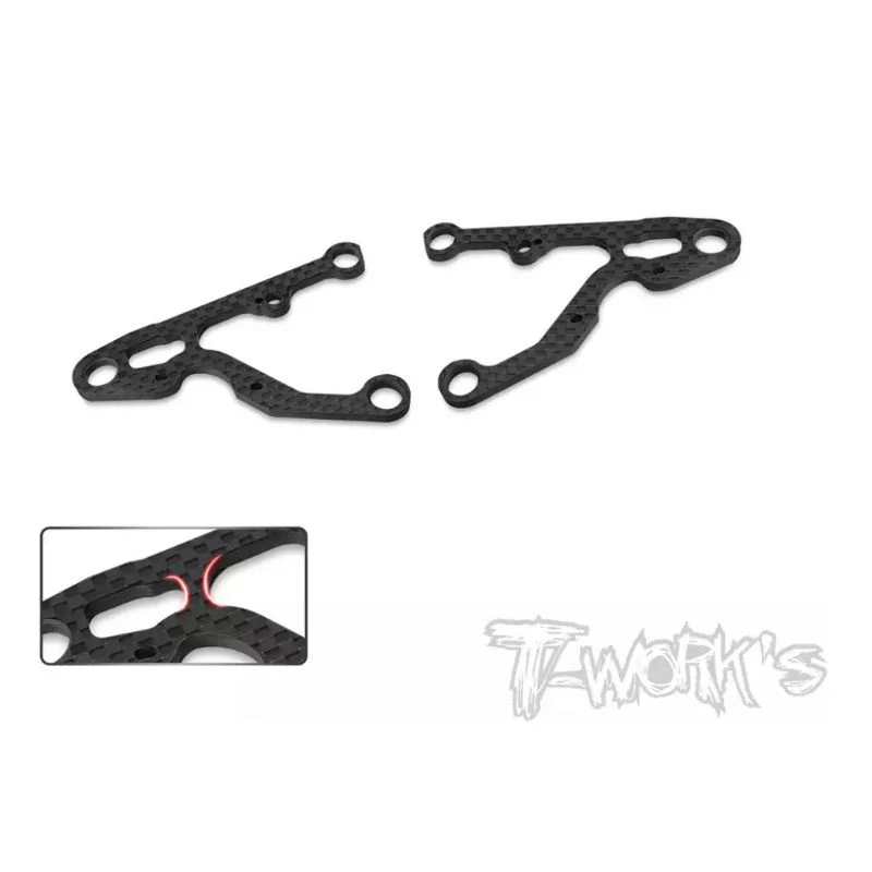 Original T works TE-230-L Graphite Front / Rear Strengthen Lower Arm 2pcs. ( For Mugen MTC-2 )  Professional Rc part