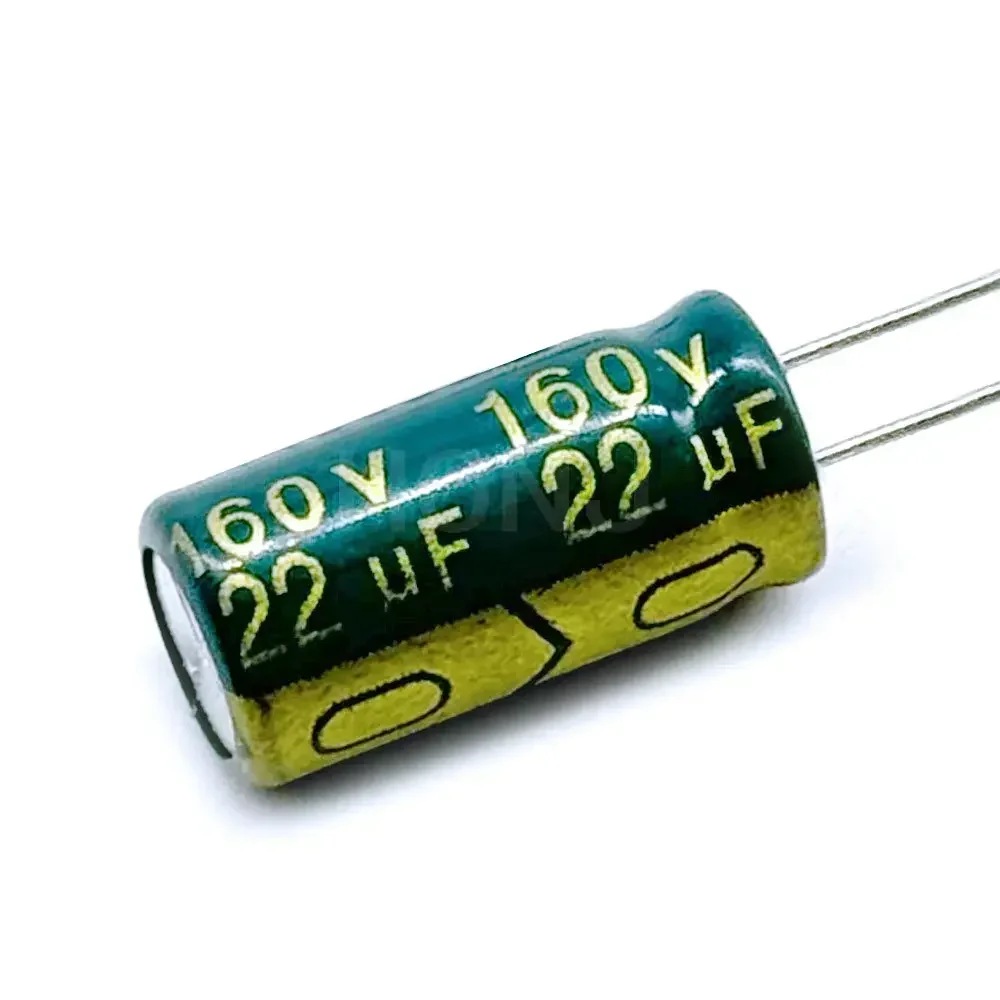 10-20PCS 160V22UF Aluminum Electrolytic Capacitor Original Low Esr/impedance High Frequency Size 8*16 22uf160v 160v22uf 20%