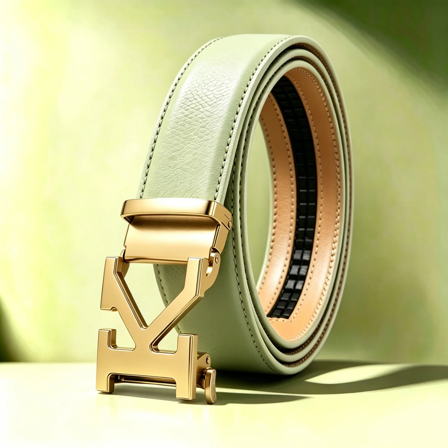 Stylish Metal Buckle Belt for Men and Women