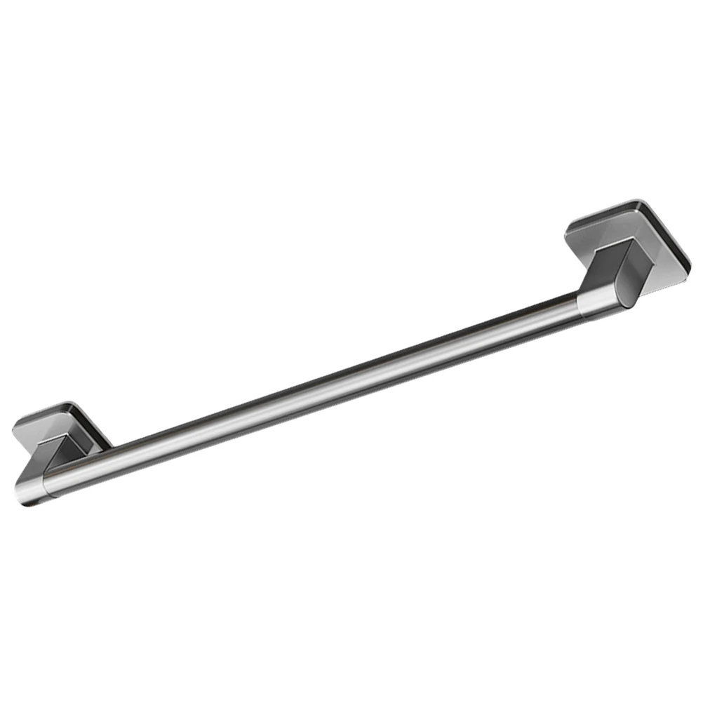 

Wall Mounted Self Adhesive Towel Bar Heavy Duty Bathroom Towel Rack No Drill Multi Functional Sturdy Simple Design