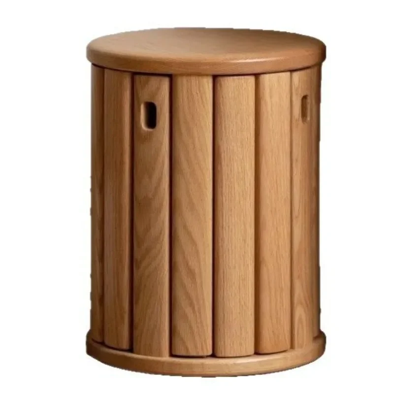 

Solid wood stacked stool can be stacked universal wheel stool