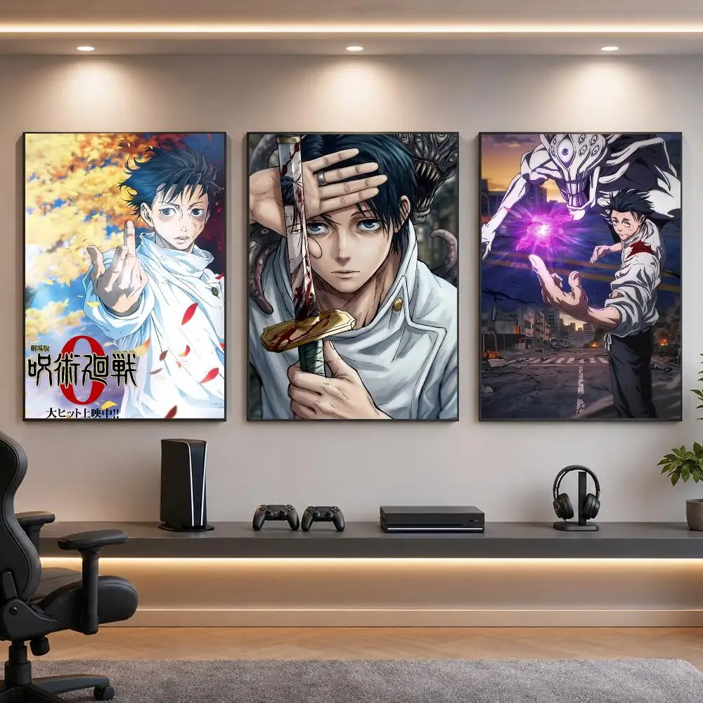 Anime Y-Yuta Okkotsu Jujutsu Kaisen Poster HD Removable Wall Art Gift Bedroom Lounge Dorm Office Gaming Cafe Bars