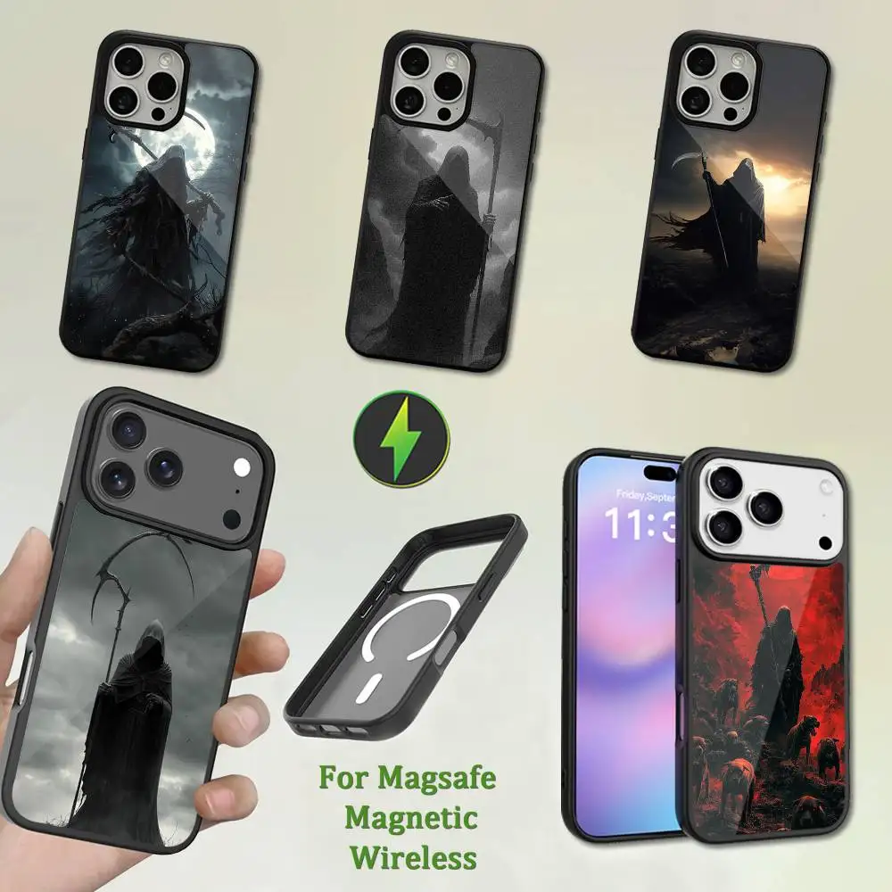 

Belief Art Santa Muerte Phone Case For iPhone 13,12,11,16,15,17,14,Pro,Max,Plus,Mini, With Magsafe,Magnetic Wireless Charging