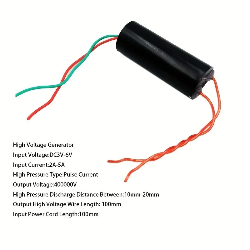 New DC 3V-6V Bis 400kV 400000V Boost Step Up Power Module High Voltage Generator 