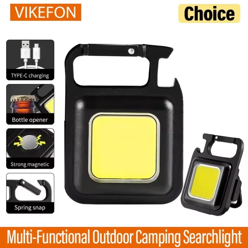 

Брелок для ключей, уличный аварийный карманный светильник для кемпинга, мини-светодиодный фонарик для кемпинга, пешего туризма, открывалка для бутылок пива, маленький орнамент