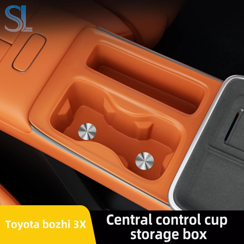 

For ‌‌Toyota Bz3x 2025 Storage Box Center Armrest Hidden Box Cup Holder Organizer Interior Accessories