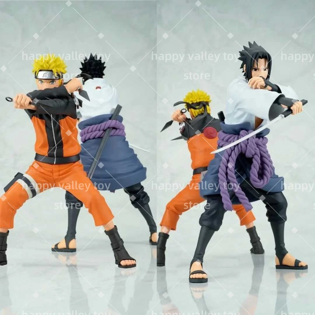 Figura Original de Anime Banpresto Naruto Grandista Uchiha Sasuke figura de acción Shippuden juguete coleccionable modelo chico regalo de cumpleaños