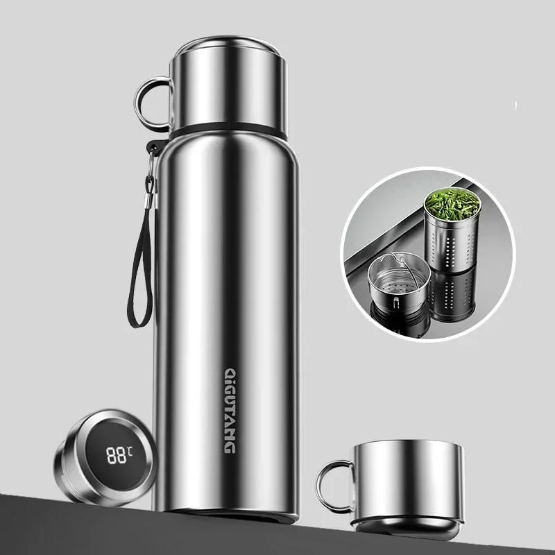 

Smart Thermos Vacuum Insulated Mug Cup Large Capacity Thermos Bottle Stainless Steel Water Bottle Thermos Vacuum Hot Water Flask