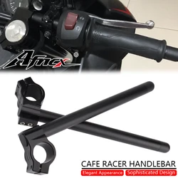 Motorcycle Cafe Racer Handlebars 48mm Fork Tube Clip Handle Bar For Honda CBR600RR F5 CBR650R CBR650F CBR250R CBR300R CBR400RR