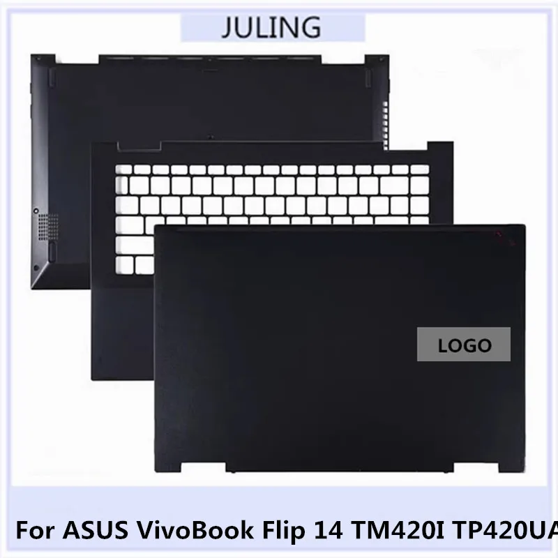 New Original Laptop LCD Top Back Cover/Palmrest/Bottom Cover/Hings For ASUS VivoBook Flip 14 TM420I TP420UA