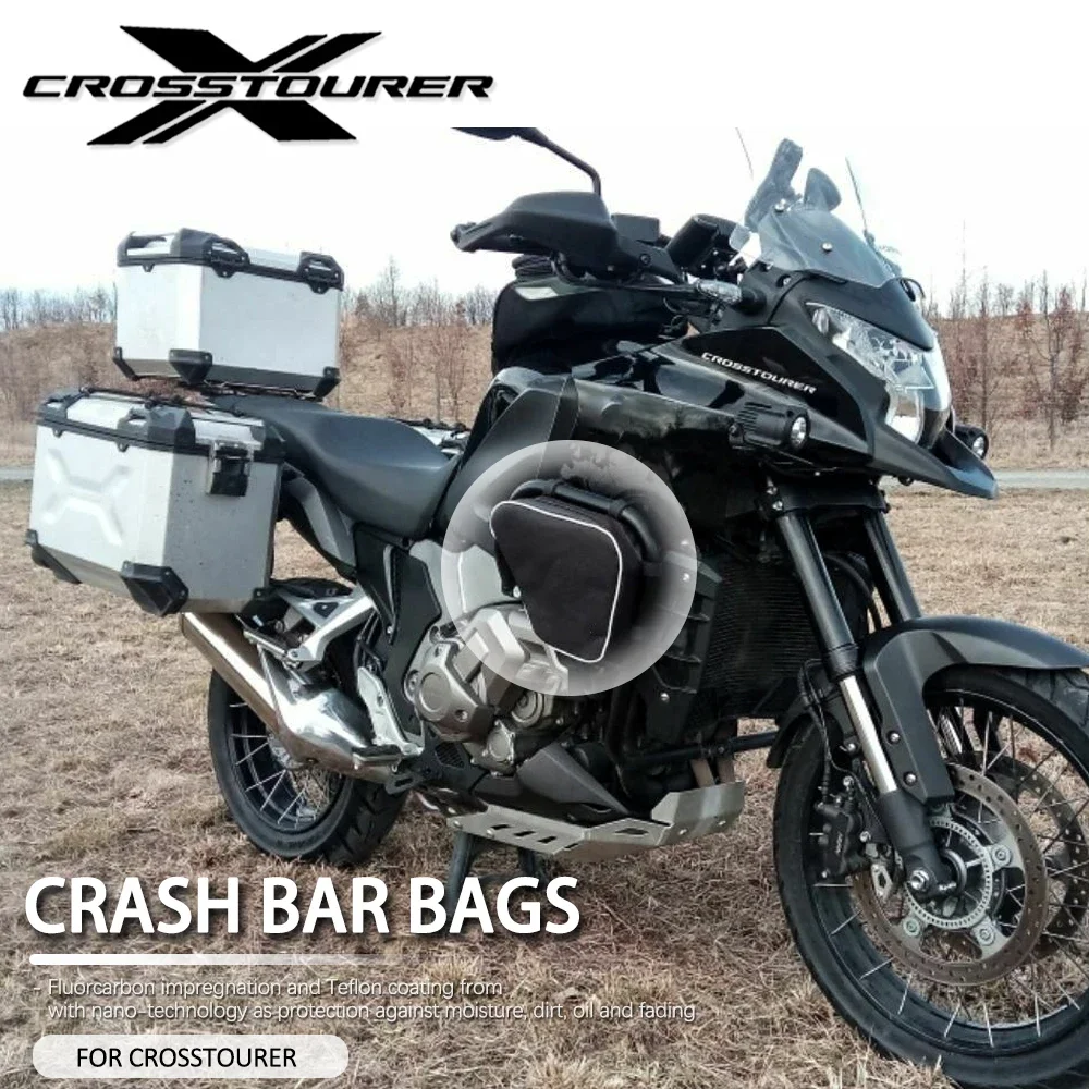 New Motorcycle Accessories bag Frame Crash Bar Bags For Honda CROSSTOURER / Crosstourer VFR1200X 12-20 Tool Placement Travel Bag