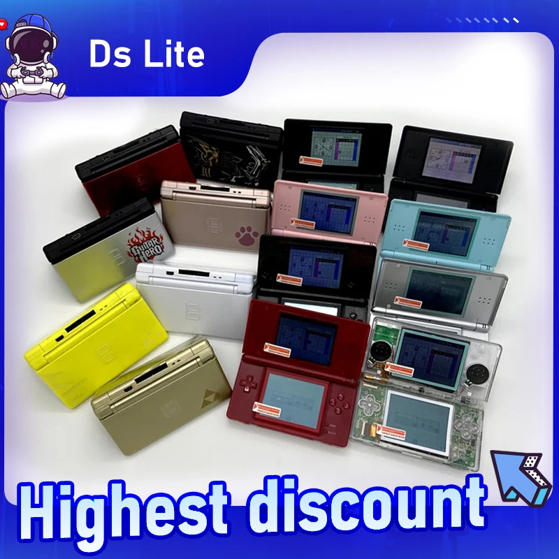 Original Refurbished For Ds Lite Game Console With Card And 16GB Memory With Touch Pen For Dsl Palm