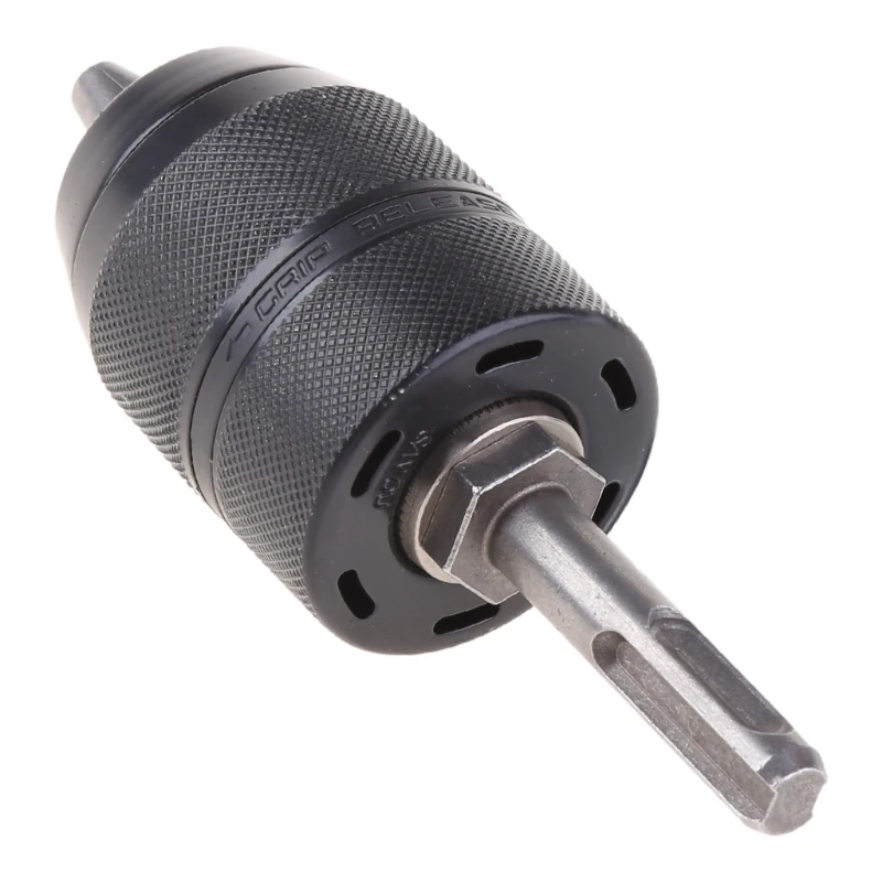 Heavy Duty Professional 2-13mm 1/2-inch SDS-Plus Adapter with Drill Chuck Preventing Drill Bits Loose Off for Easy Bit