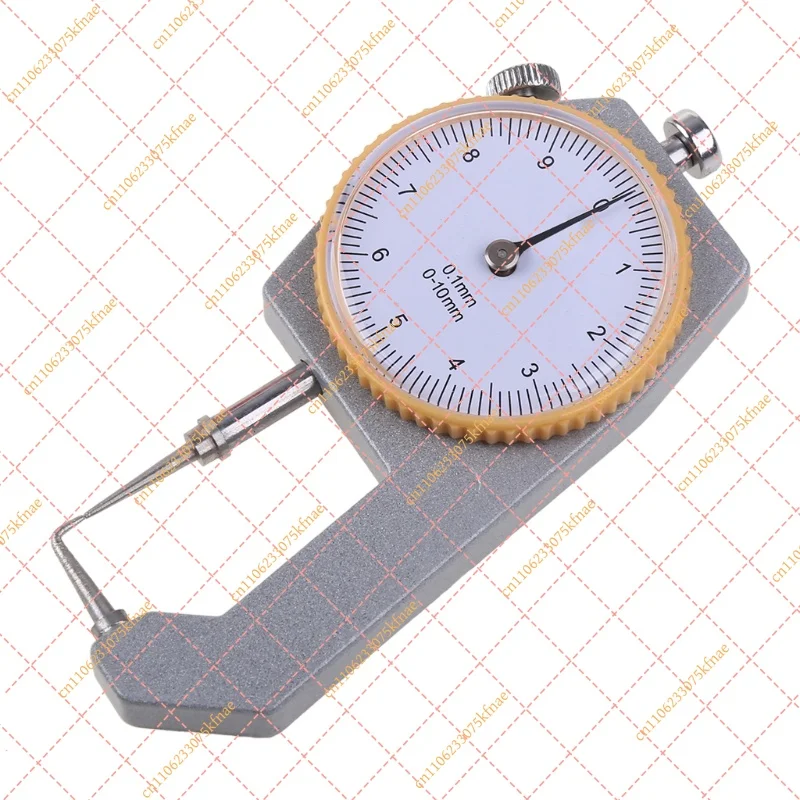 0-10mm High Precision Thickness Gauge 0.05mm Accuracy Manual Leather Flat Sheet Measuring Tool