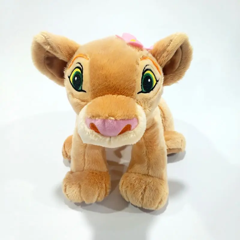 

New Hot Sale Disney Lion King Simba Queen Nana Wearing Flowers Nala Stuffed Animal Plush Toy Doll Girl Doll Birthday Gift