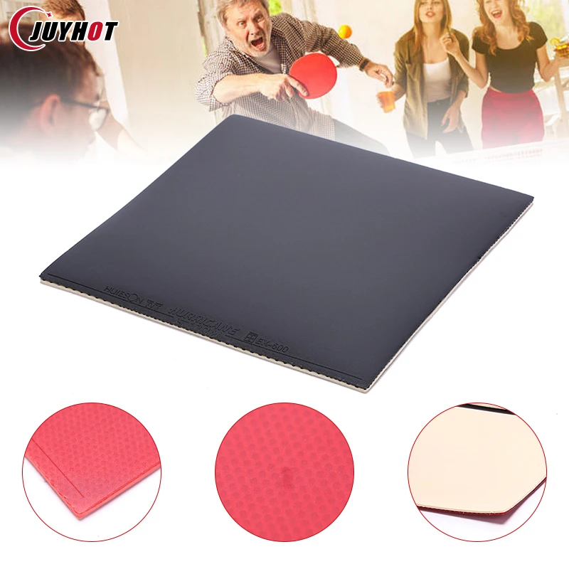 

New Red/Black Ping Pong Racket Inverted Pips-In Rubber Sponge 2.2mm Table Tennis (PingPong) Rubber Sponge For Training EX600