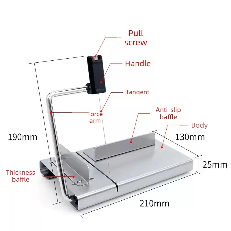 DIY Soap Stainless Steel Cutting Table Adjustable Cheese Butter Wire Scissors Handmade Soap Cutting Machine