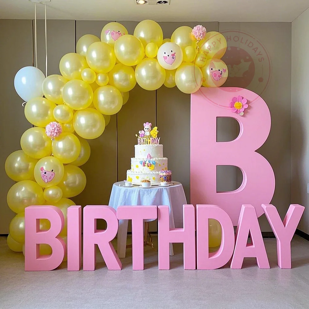 

10inch 12inch Yellow Pearl Balloons Happy Birthday Party Merry Christmas Wedding Decoration Balloon Kids Toy Air Balls Globos