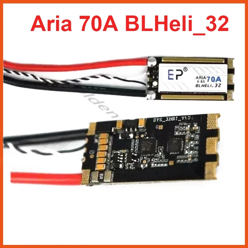 EP AM32 Aria 70A BLHeli_32 32Bit Single Brushless ESC 3-6S Current Meter Sensor for RC Airplane FPV DIY RC Parts