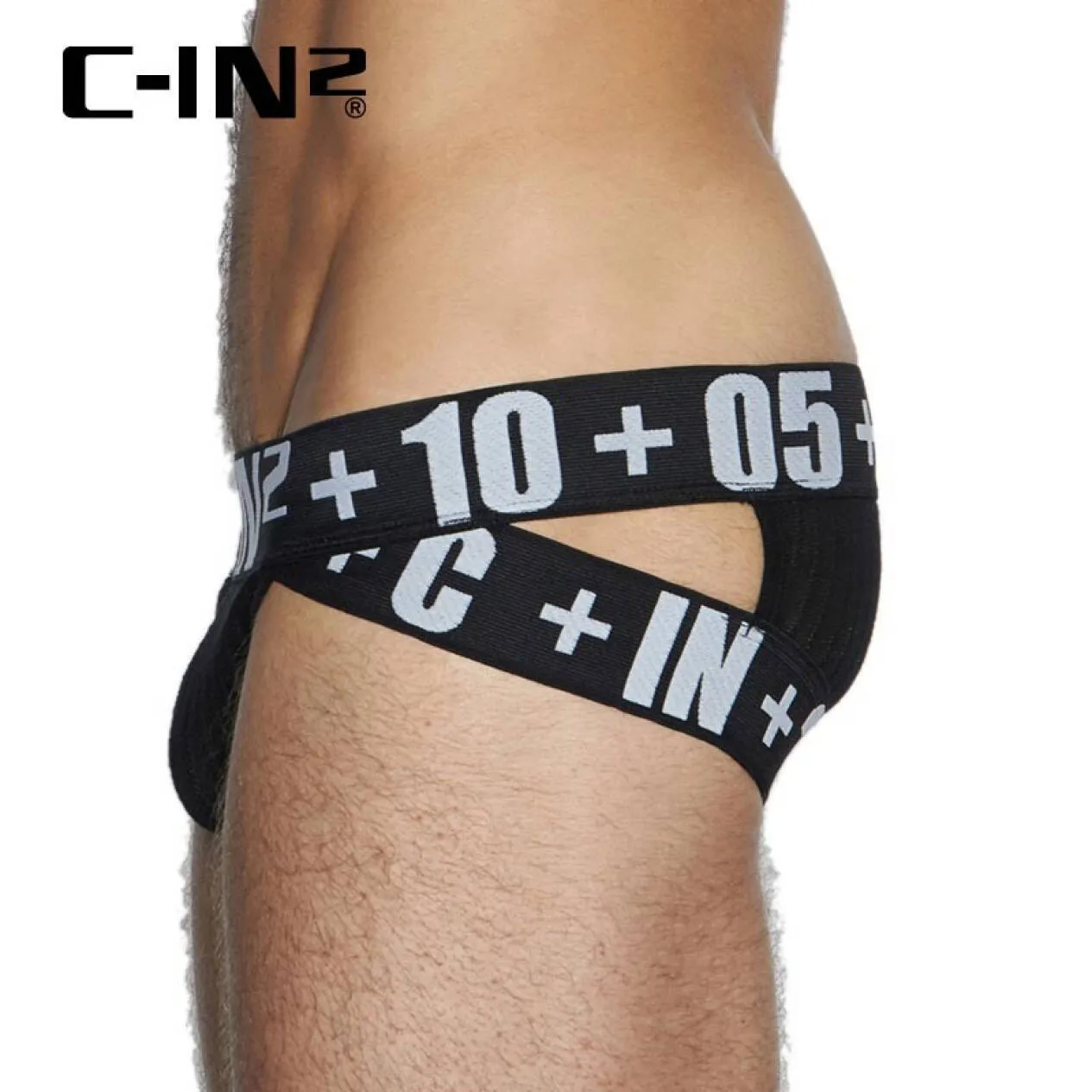 C-IN2 men's briefs sexy low waist stretch shorts movement U convex, sultry cin2 high fork comfortable hip lift underwear