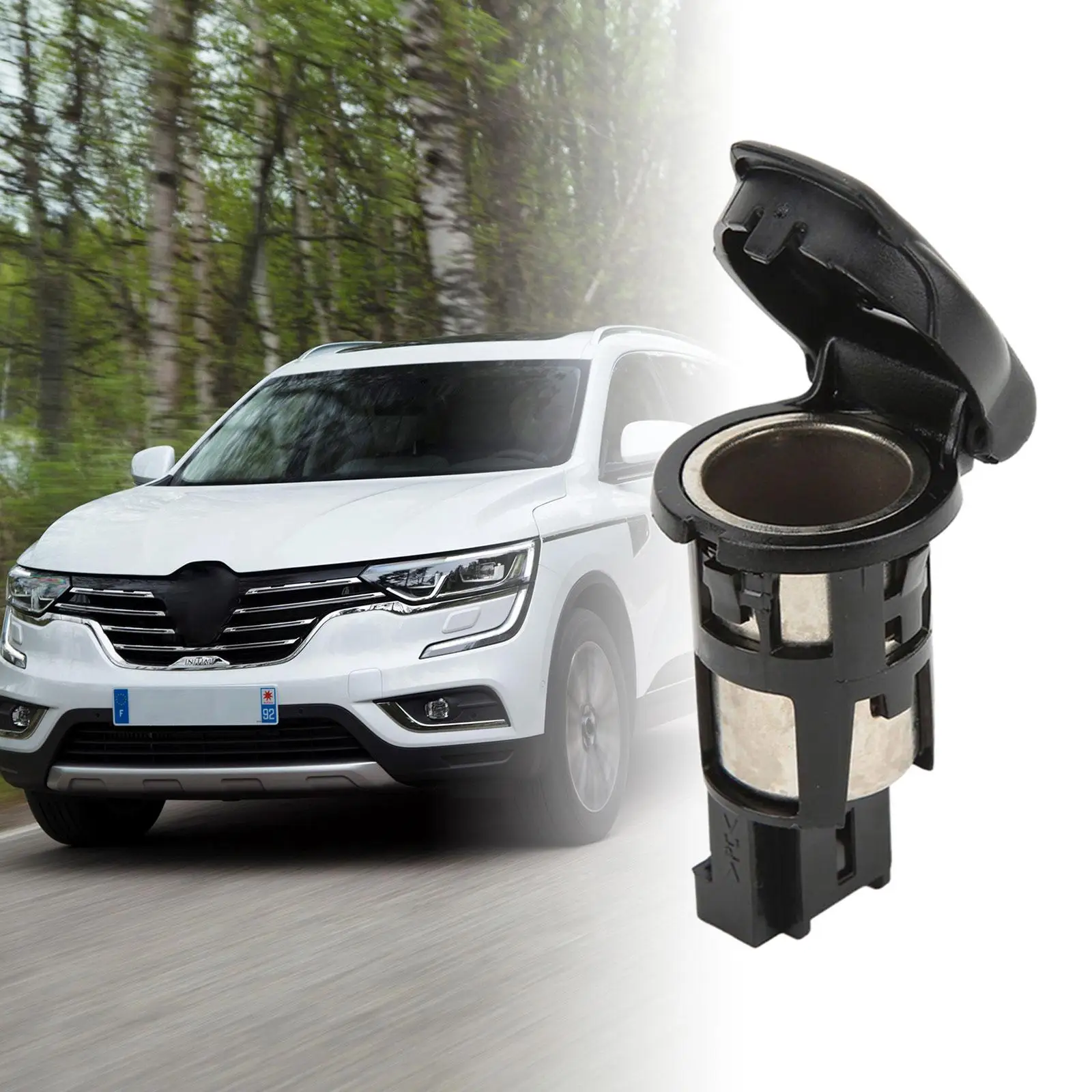Car Cigarette Lighter Socket 253312923R Waterproof 120W DC 12V for Megane Sturdy Simple Installation Accessory