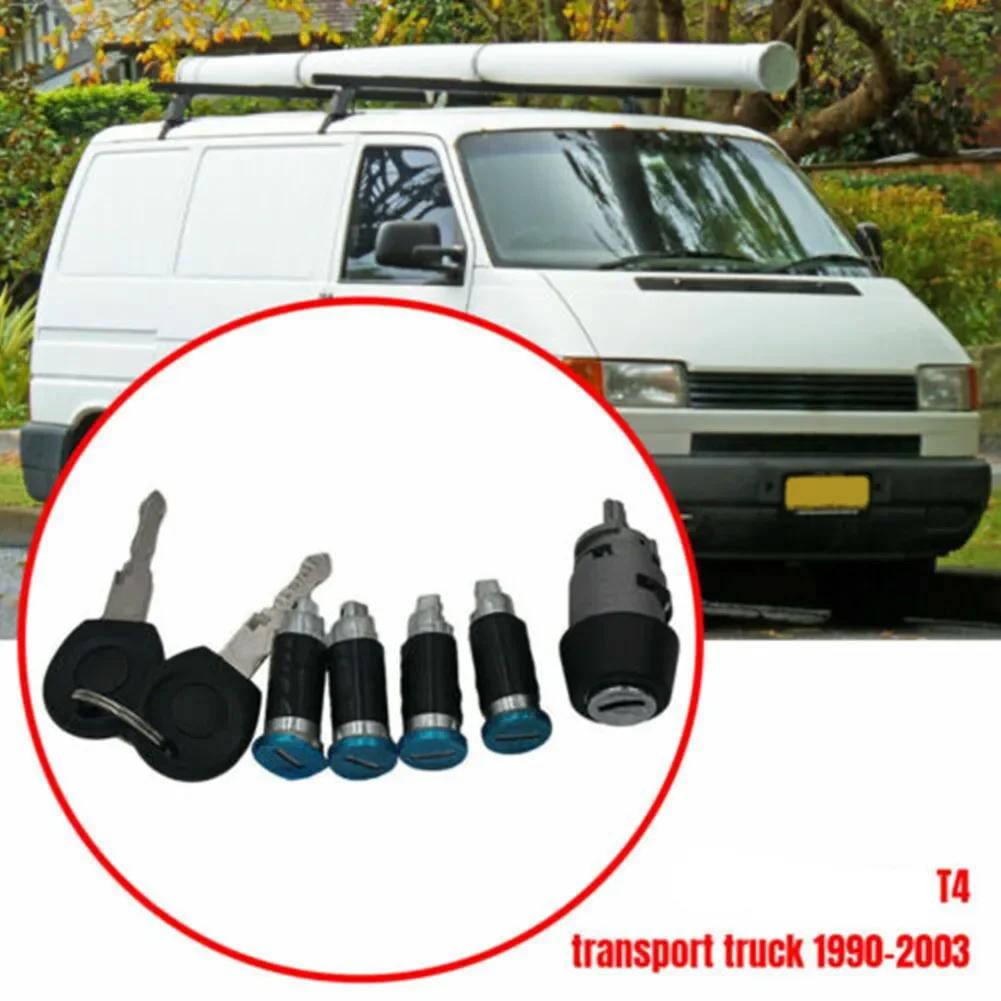 Car Accessories Ignition Lock Kit 701837205 Zinc Alloy 1set 2 Keys Door Lock Cylinder Set Exterior Components Ignition Switch