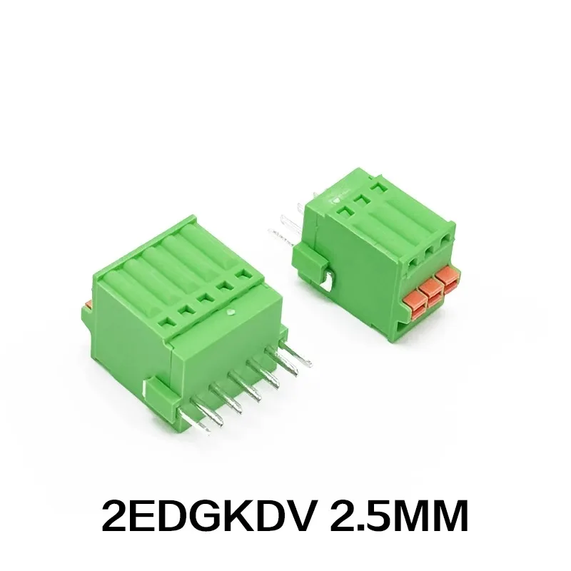 10Pcs JM2EDGKDS/L/2.5/2. 54mm pitch 241 direct soldering PCB spring type integrated solder-free 2EDGKDR/V