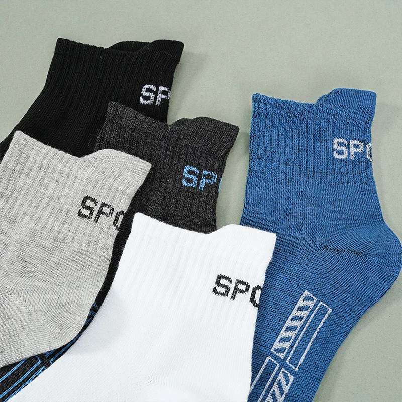 10 Pairs/Lot High-quality Men Breathable Cotton Sports Casual Socks Comfortable Fashion Street Funny Men Sokken New Style