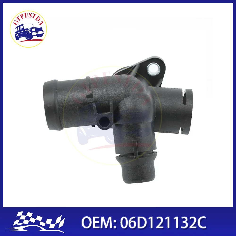 New 06D121132C 06D121133A 121 132 A Engine Water Pipe Coolant Flange Water Pipe For Audi A4/6 S4/6 Avant Cabrio Quattro 2.0L