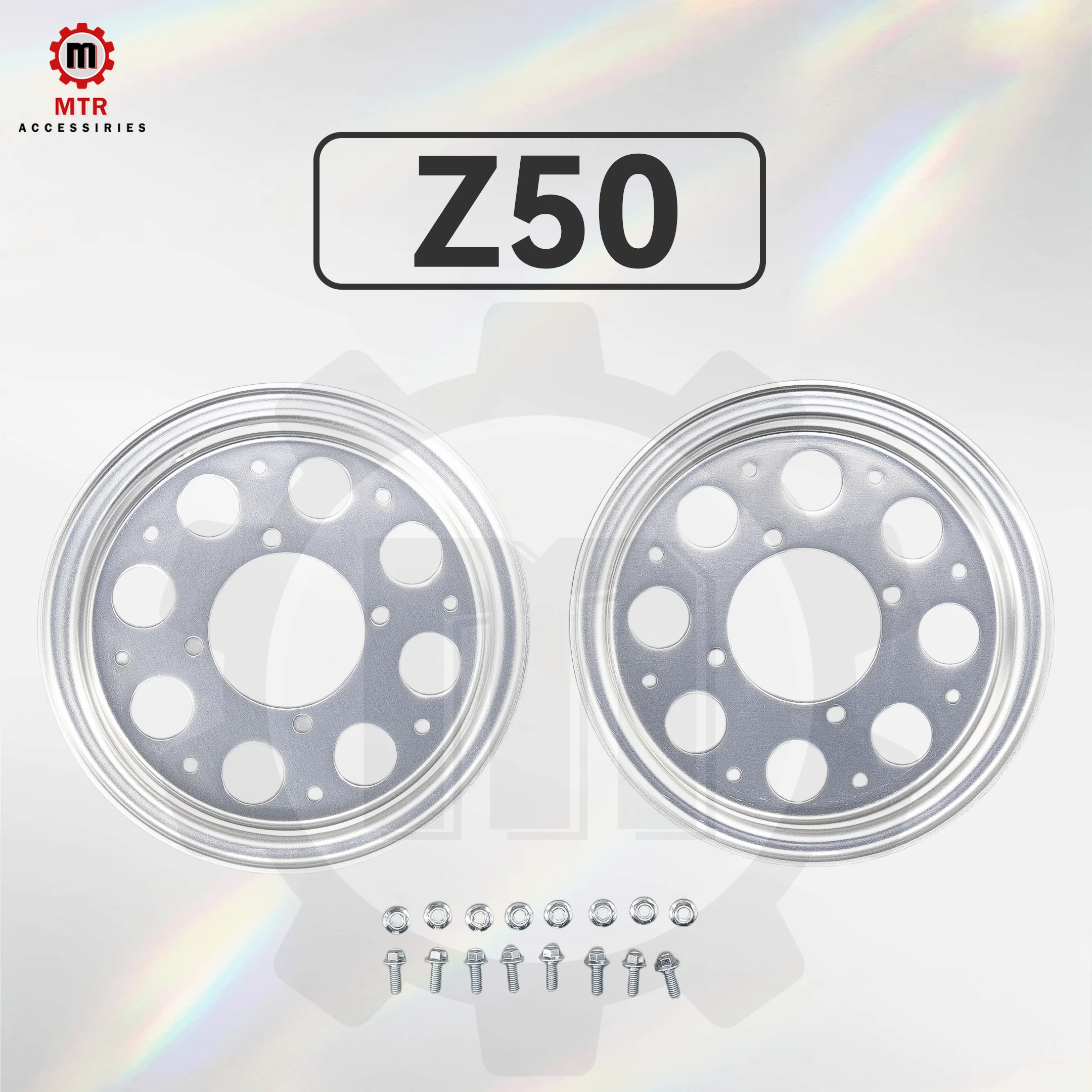 

2.5-8" Rim Z50 Wheel Hub Monkey Z50 Sliver Aluminum Rim Split Spoke Wheel Hub