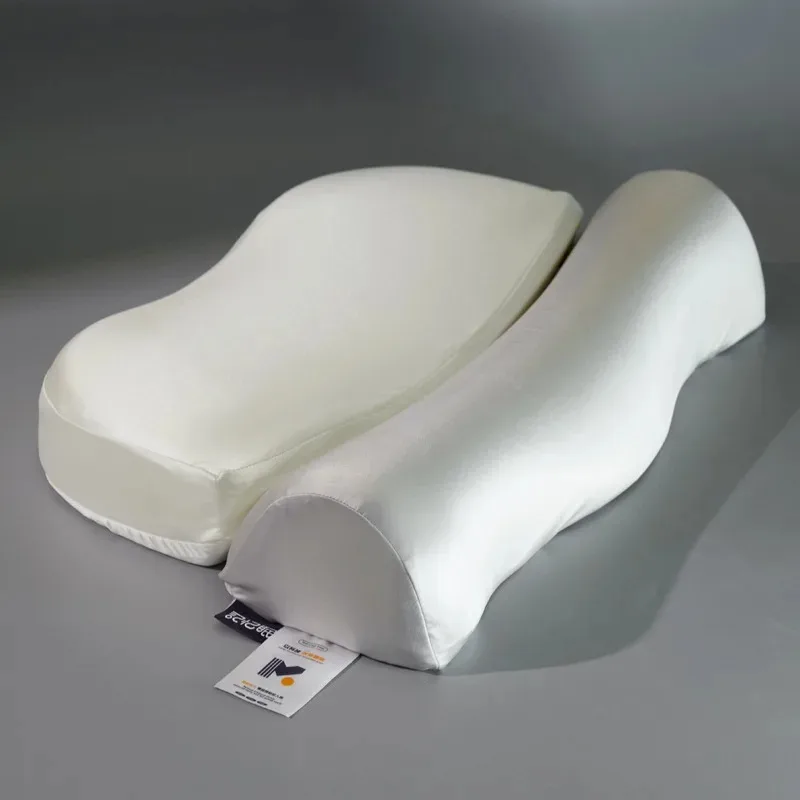 1pcs Anti-Reverse Cervical Pillow for Neck Pain Relief - Memory Foam Cylinder Pillow Support for Sleeping