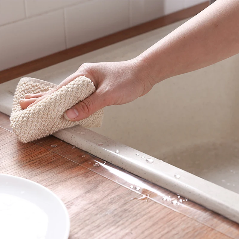 Cinta impermeable para baño, cocina y ducha, autoadhesiva tira de sellado, impermeable, a prueba de moho, Nano Cinta de cinta de sellado de baño para fregadero