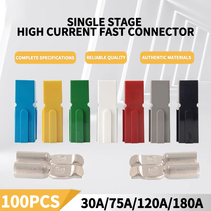 

30a/45a/75a/120a/180a Anderson Single Pole Plug Electric Plug Battery Forklift High Current Connector PP