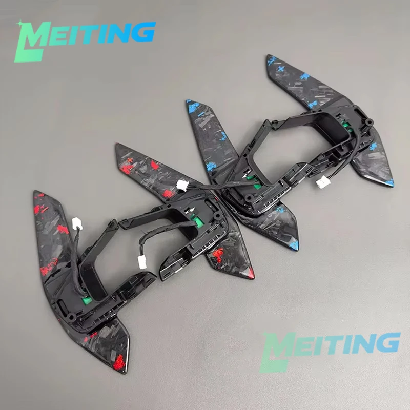 Suitable for Volkswagen Golf 7/7.5 GTI/R sport steering wheel, forged carbon fiber shift paddles