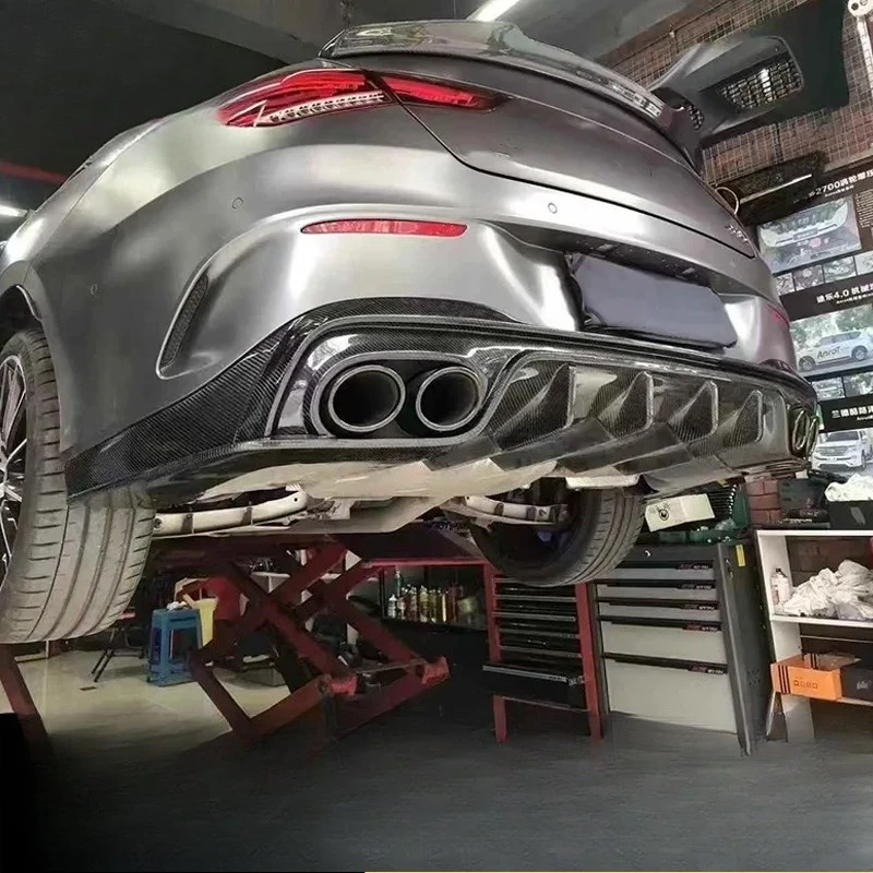 Apply to Mercedes-Benz CLA Class W118 CLA35 CLA45 FD Rear Lip Carbon Fiber Tail Lip Diffuser