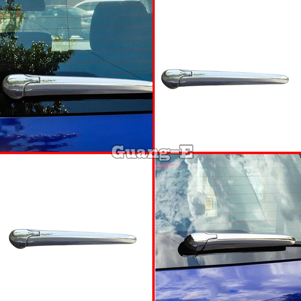 For Mercedes Benz GLA 2015 2016 2017 2018 2019 Car Trim ABS Chrome Rear Glass Wiper Nozzle Cover Tail Window Frame Stick 2PCs